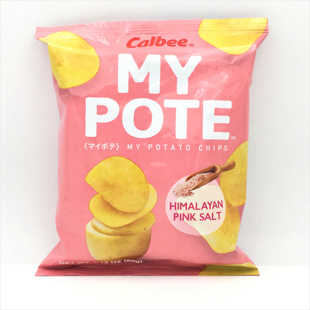 Calbee My Pote Himalayan Pink Salt Flavored Potato Chips 2.12oz/60g