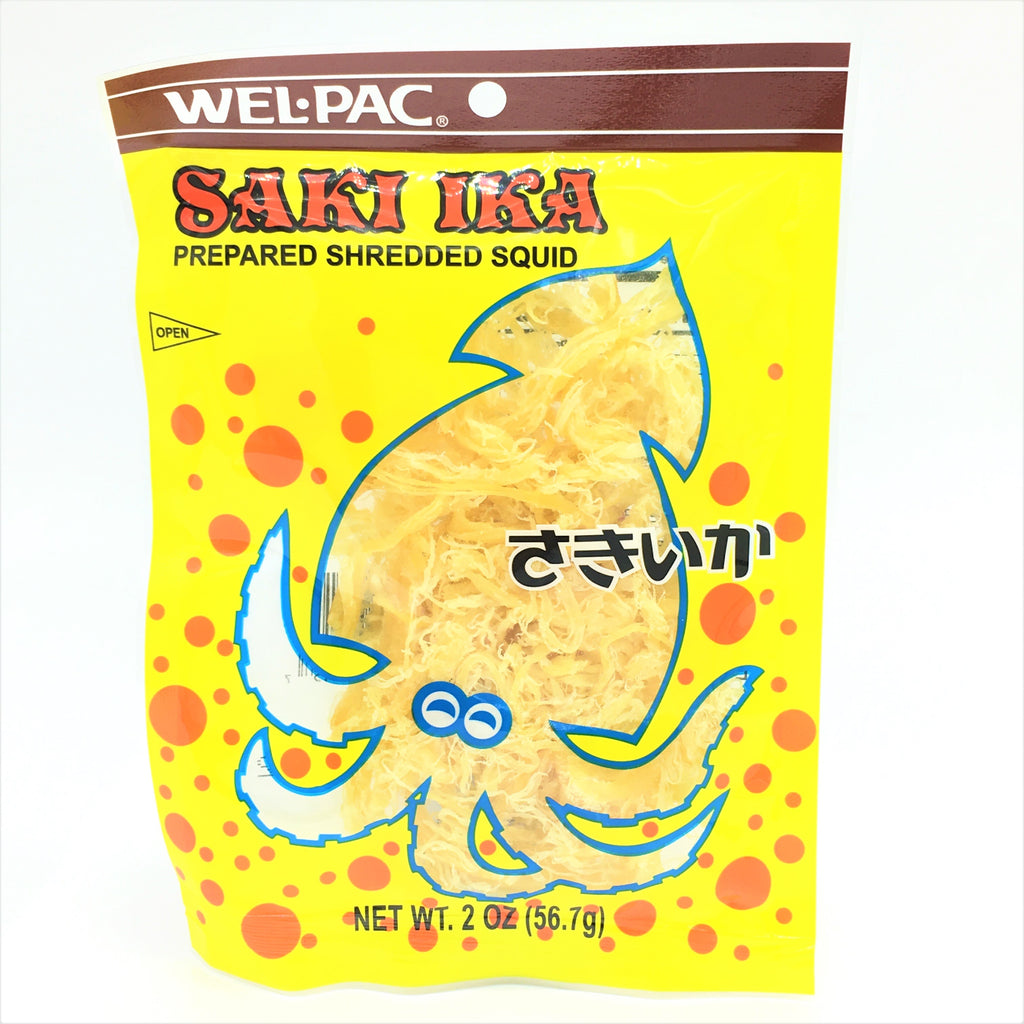 WEL.PAC Taiwanese Saki Ika Prepared Shredded Squid-Original 2oz