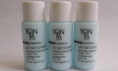 Yonka Essentials Lait Nettoyant Face & Eyes 3 Travel Tubes 3x 8ml/0.27oz - Psyduckonline