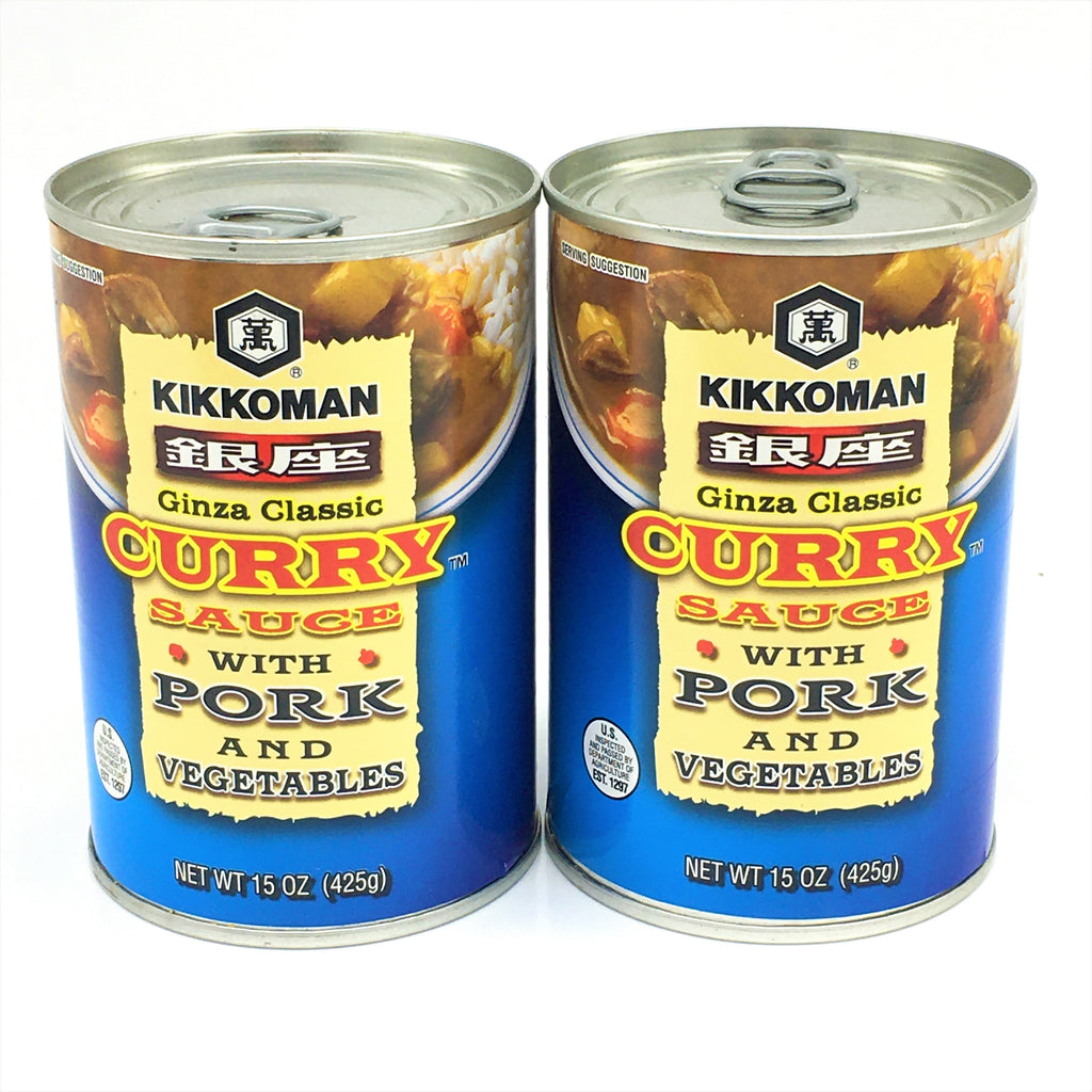 Kikkoman Ginza Classic Curry Sauce With Pork And Vegetables 15oz X2
