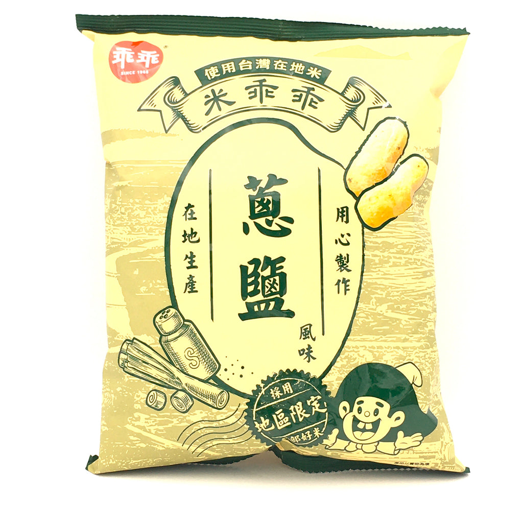 米乖乖蔥鹽口味 Kuai Kuai Rice Snack - Onion Salt Flavor 40g