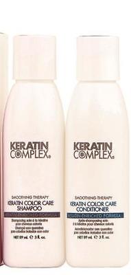 Keratin Complex Keratin Color Care Shampoo & Conditioner, Travel Size 3 fl oz ea - Psyduckonline