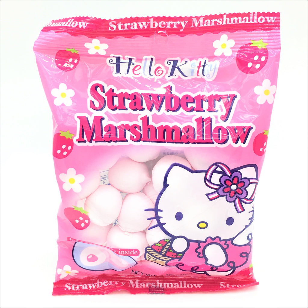 Hello Kitty Marshmallow - Strawberry- Strawberry Jelly inside 90 g