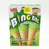 Hapi Bing Bing Cone Snack-Green Tea 2.5oz/ 71.2g (8pcs)