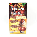 Bourbon Marron Blanc Chestnut Cream & Choco Flavor Cake (6pcs)