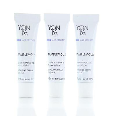 Yonka Pamplemousse PS Protective Cream Dry Skin 3 Travel Tubes 3x 5ml/0.17oz - Psyduckonline