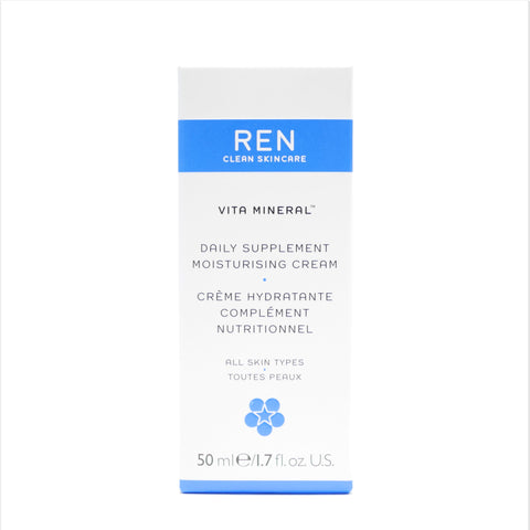 REN Clean Skincare Vita Mineral Daily Supplement Moisturizing Cream, 50ml/1.7 oz - Psyduckonline