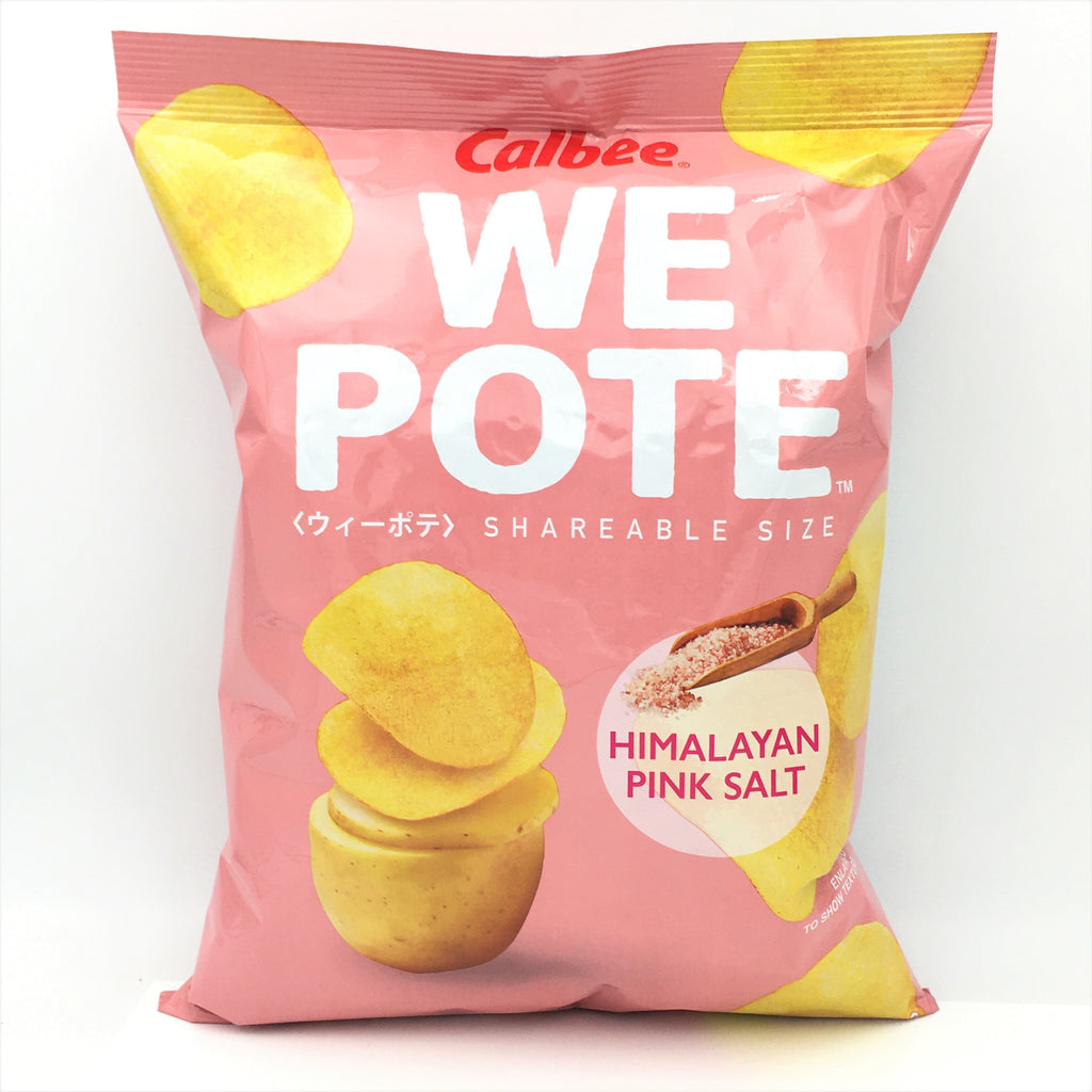 Calbee We Pote Himalayan Pink Salt Flavored Potato Chips 6oz/ 170g