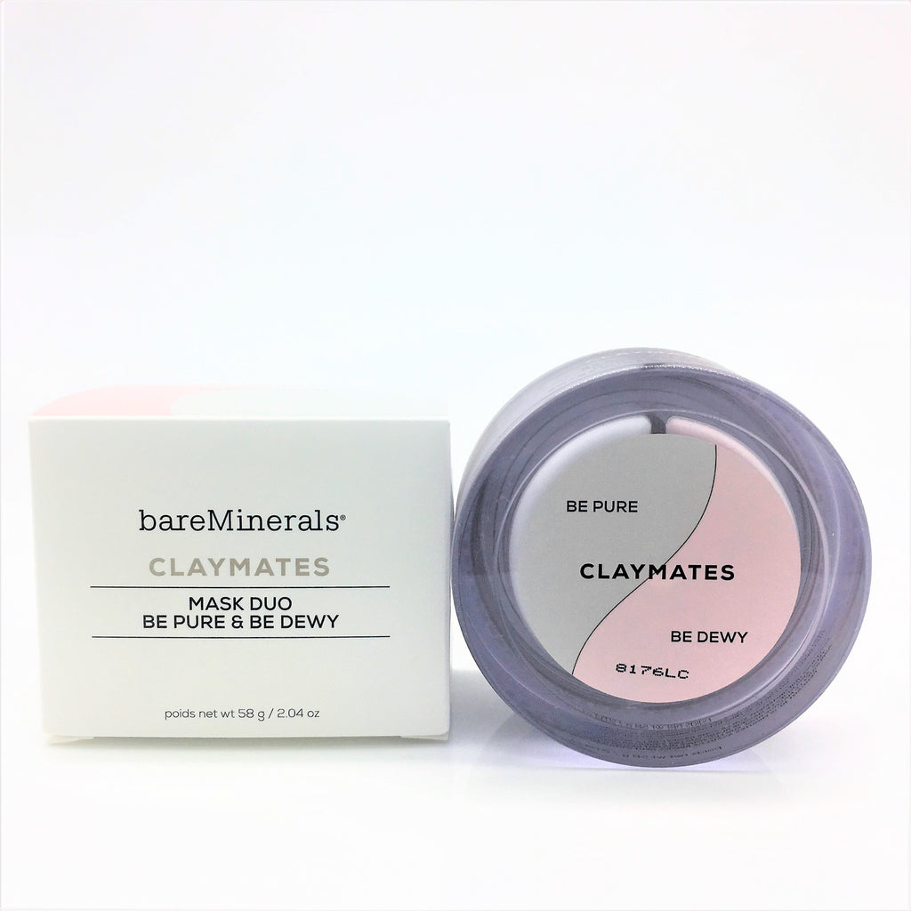 bareMinerals Claymates Mask Duo - Be Pure & Be Dewy 58g / 2.04 oz - Psyduckonline