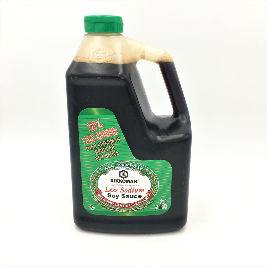 Kikkoman Traditionally Brewed Soy Sauce-38% Less Sodium 1.89L