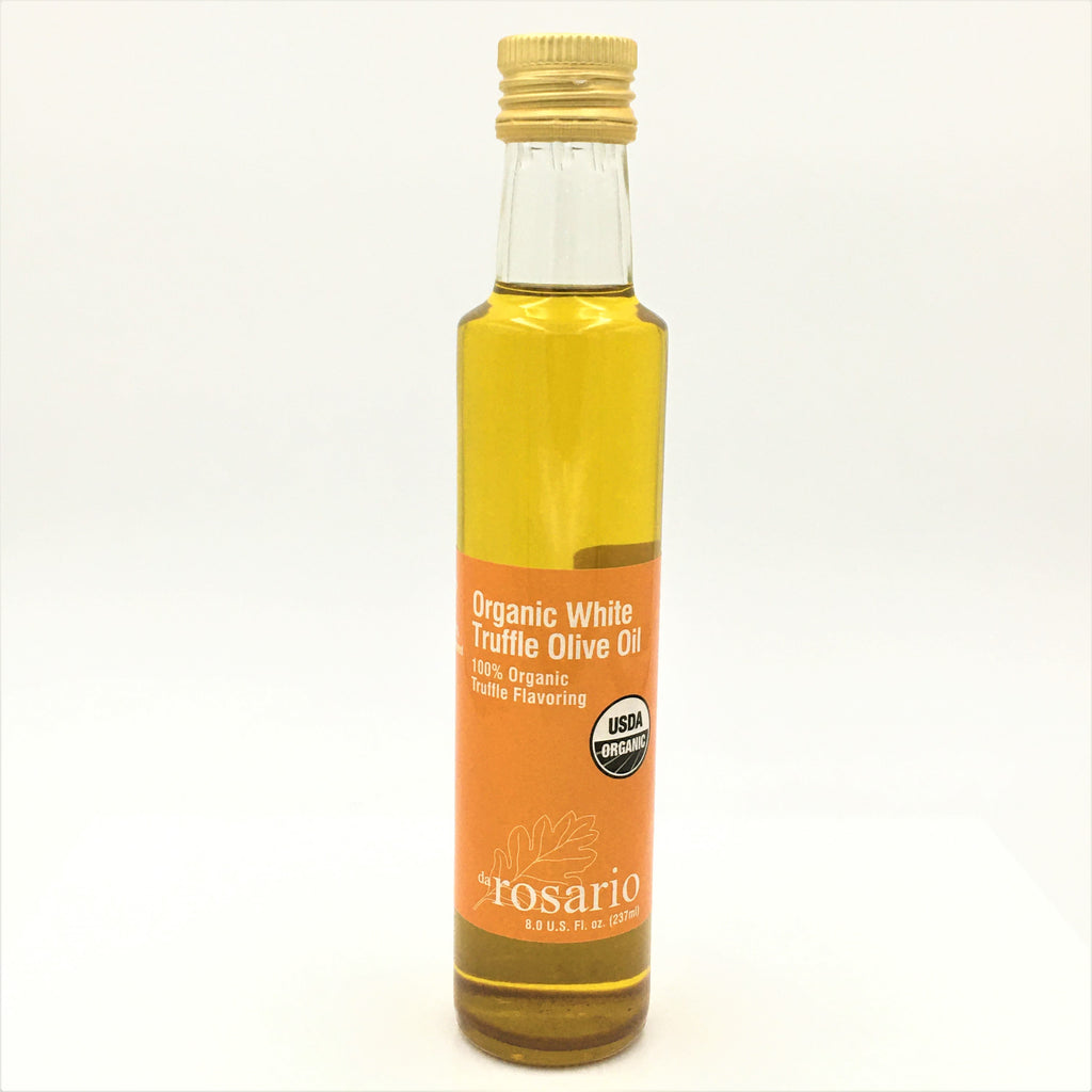 Da Rosario 100% Organic White Truffle Flavored Olive Oil 8oz/ 237ml