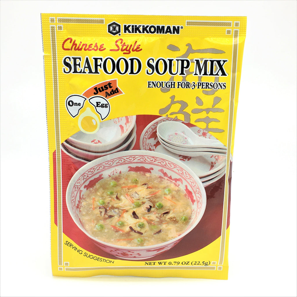Kikkoman Chinese Style Seafood Soup Mix, For 3 Persons 0.79 oz