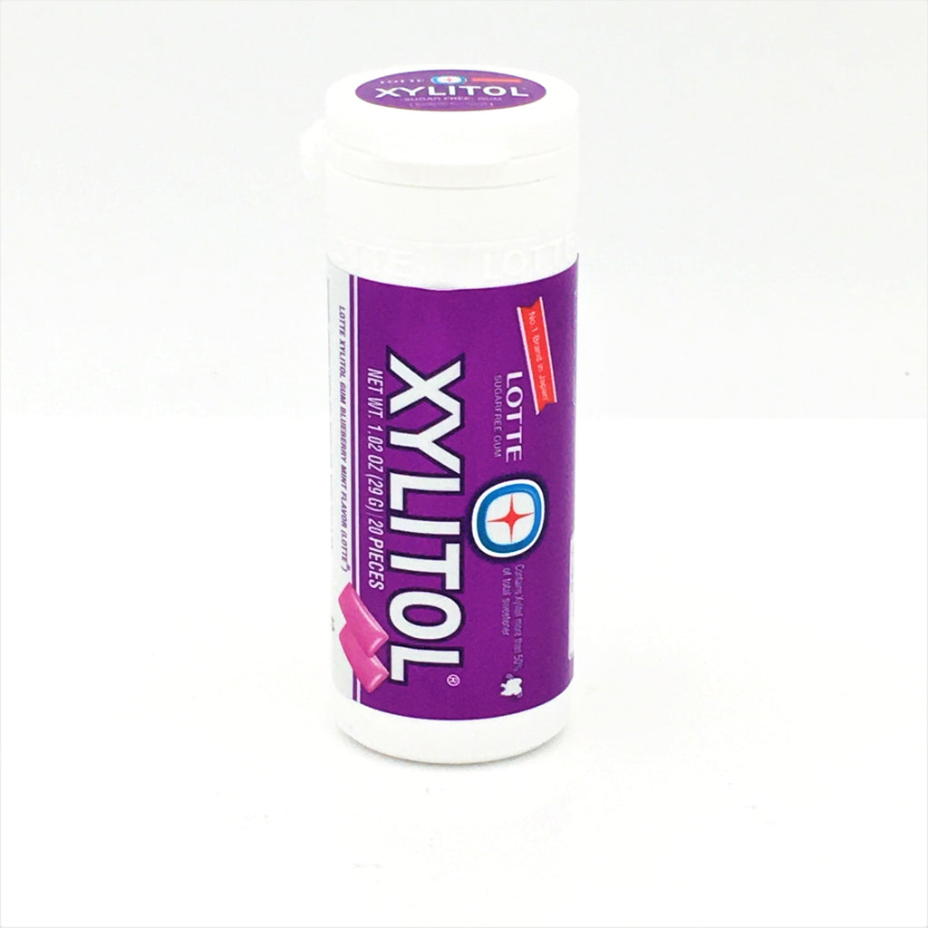 Lotte Xylitol Blueberry Mint Flavor Sugar Free 29g/(20pc)