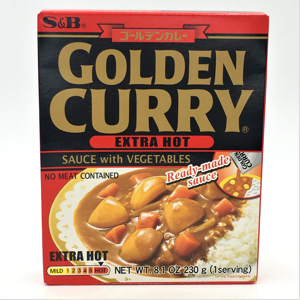 Japanese S&B Golden Curry Sauce With Vegetables - Extra Hot 8.1oz/ 230g