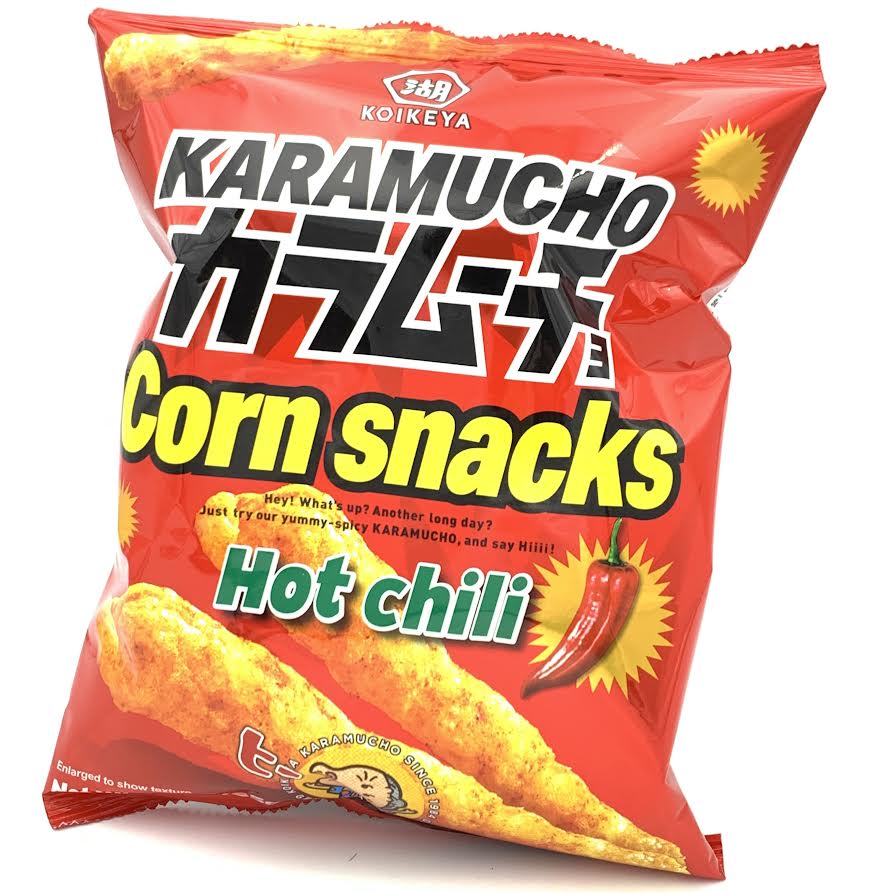 Koikeya Karamucho Corn Snacks - Hot Chili Flavor 2.3oz/65g