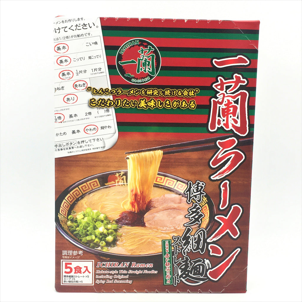 一蘭博多細麺 Ichiran Ramen (Hakata-Style Thin Straight Noodles)645g/(129gx5pcs)