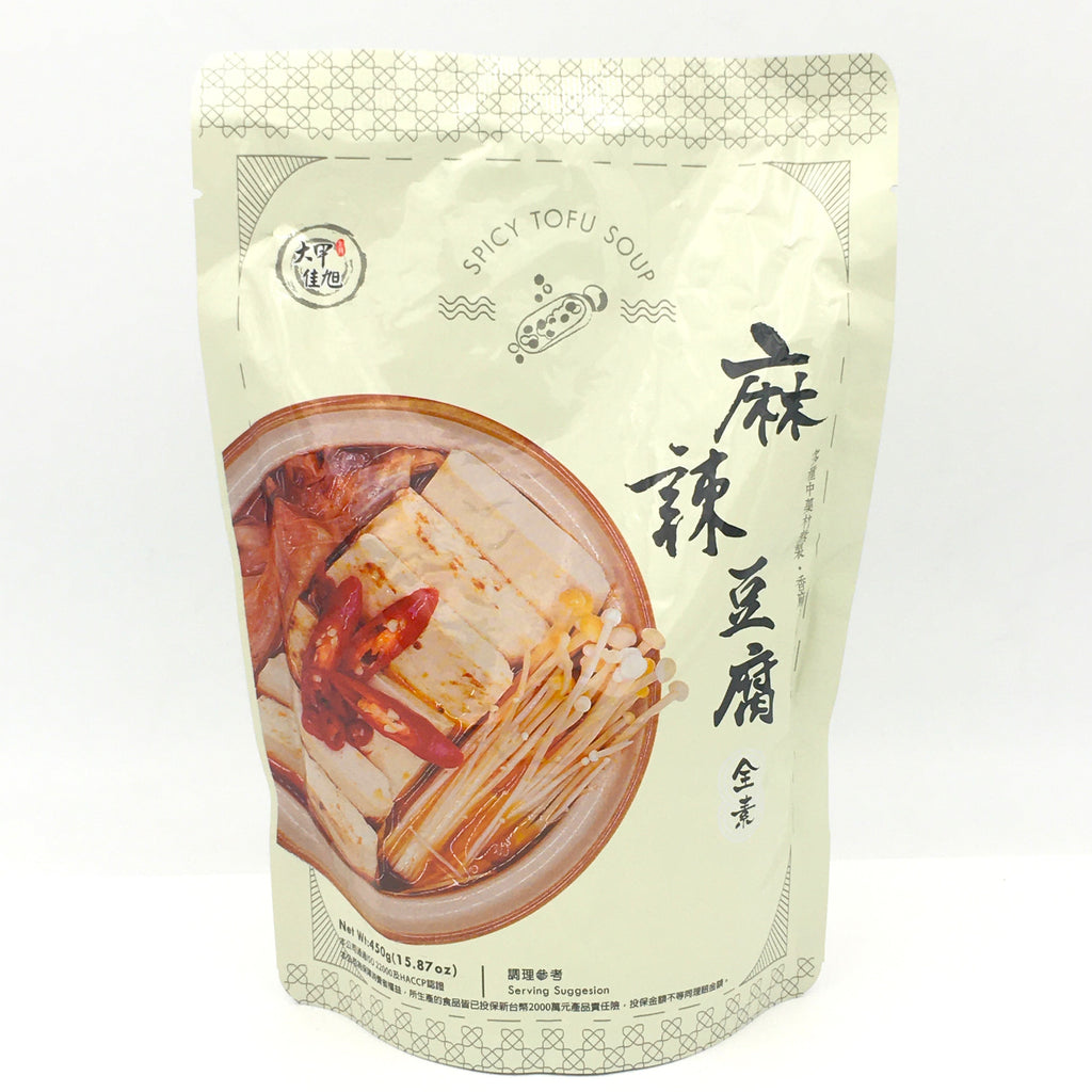 Dajin Jia Xu Spicy Tofu Soup-Vegetarian 450g 大甲佳旭麻辣豆腐