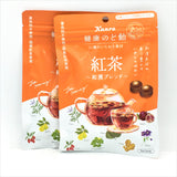 (2 Packs)Kanro Plum Honey Healthy Throat Candy -Black Tea Flavor 80g 紅茶蜂蜜健康潤喉糖